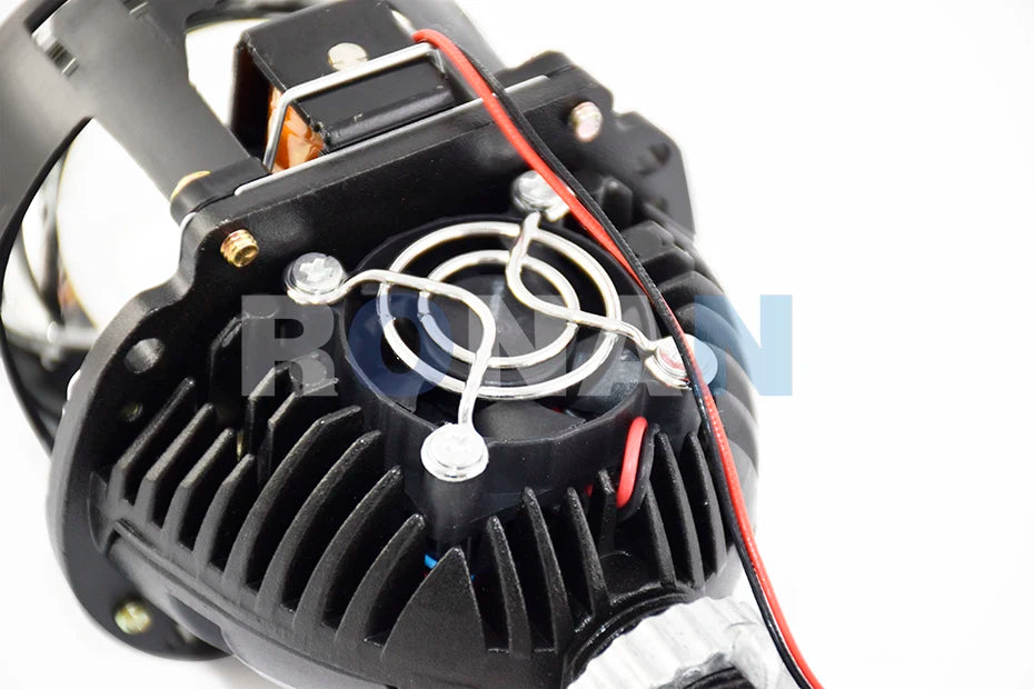 Ronan 2.5INCH 42W 6000K HD Bi-LED Projector Lens Dual LED Chips for H1 H4 H7 9005/9006 Socket Car Lossless Upgrade Retrofit