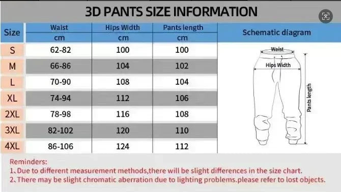 Men's and Women's Sports Pants with 3D Abstract Geometric Pattern Printing Design, Fashionable Style Fitness Sports Pants