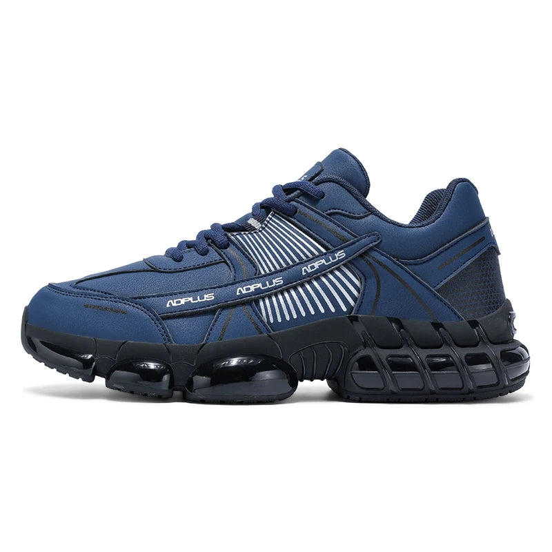 Men Sports Shoes Light Anti Slip Rebound Flat Bottom Outdoor Walking Leisure Shoes Autumn Fashion Versatile Running Shoes