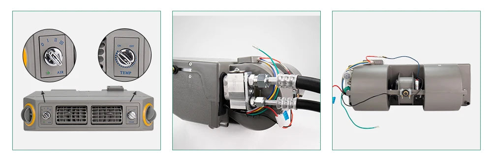 Universal A/C Under Dash Single Cooling 12V 24V Evaporator Assembly Unit Air Conditioner for Chevy Truck Car Caravan Trailer