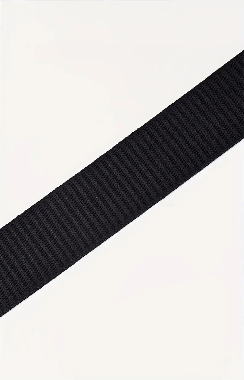 Men's Belt Porous Canvas Pin Buckle Leather Belt Outdoor Sports Belt Women's Trendy Eyelet Belt With Jeans Belt For Men Women