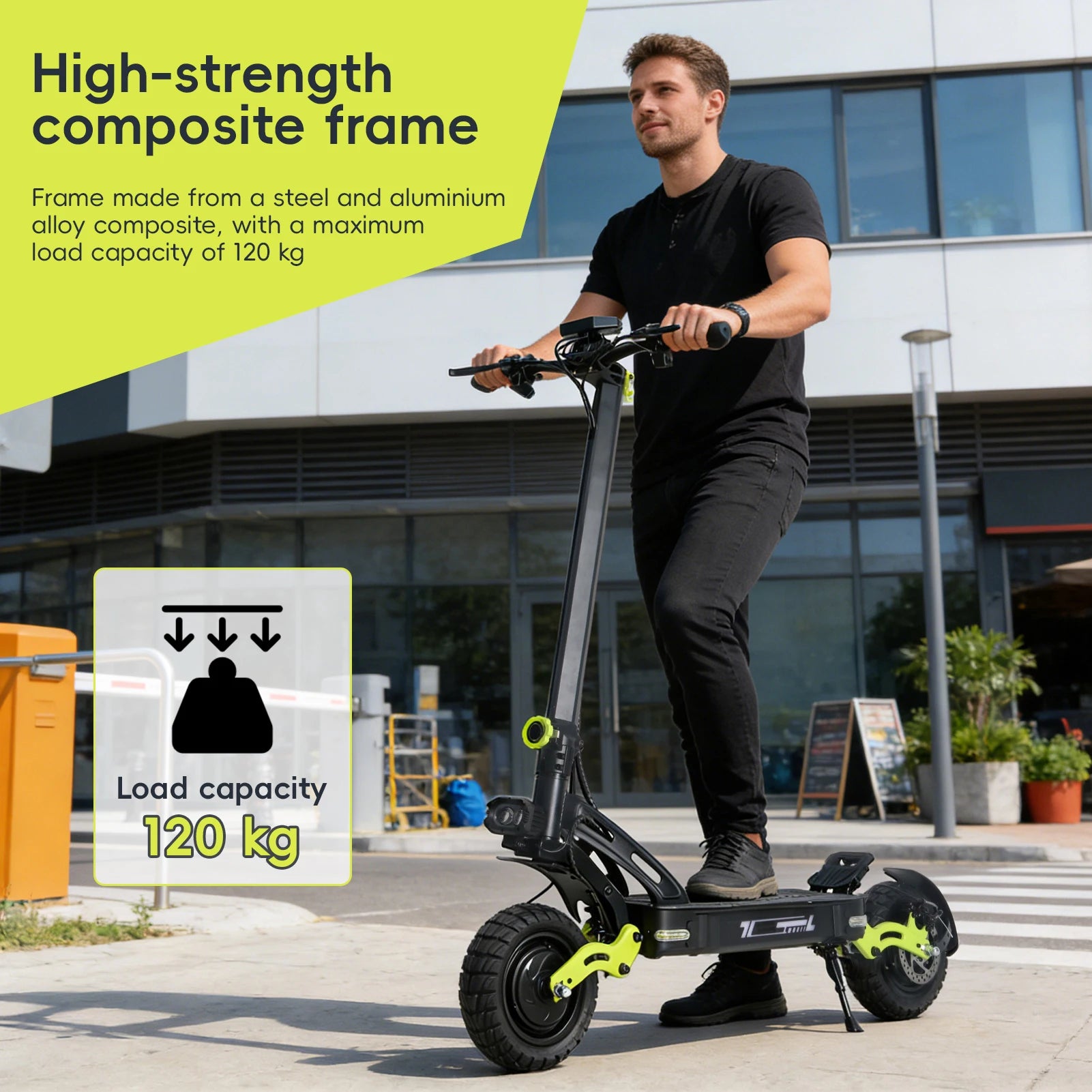 60V 20.8Ah 2400W Dual Motor Electric Scooter with 40MPH High Speed, 40 miles Long Range endurance, 11 Inch Off Road Tire Foldable Adult E Scooter NFC Smart Lock Dual Hydraulic Suspension Disc Brake Max Load 265LBS For Outdoor