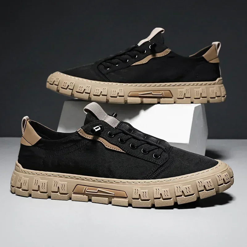 2025 Men Casual Sneakers Mesh Platform Breathable Lightweight Shoes Outdoor Walking Sports Shoes Tenis Masculino Zapatillas
