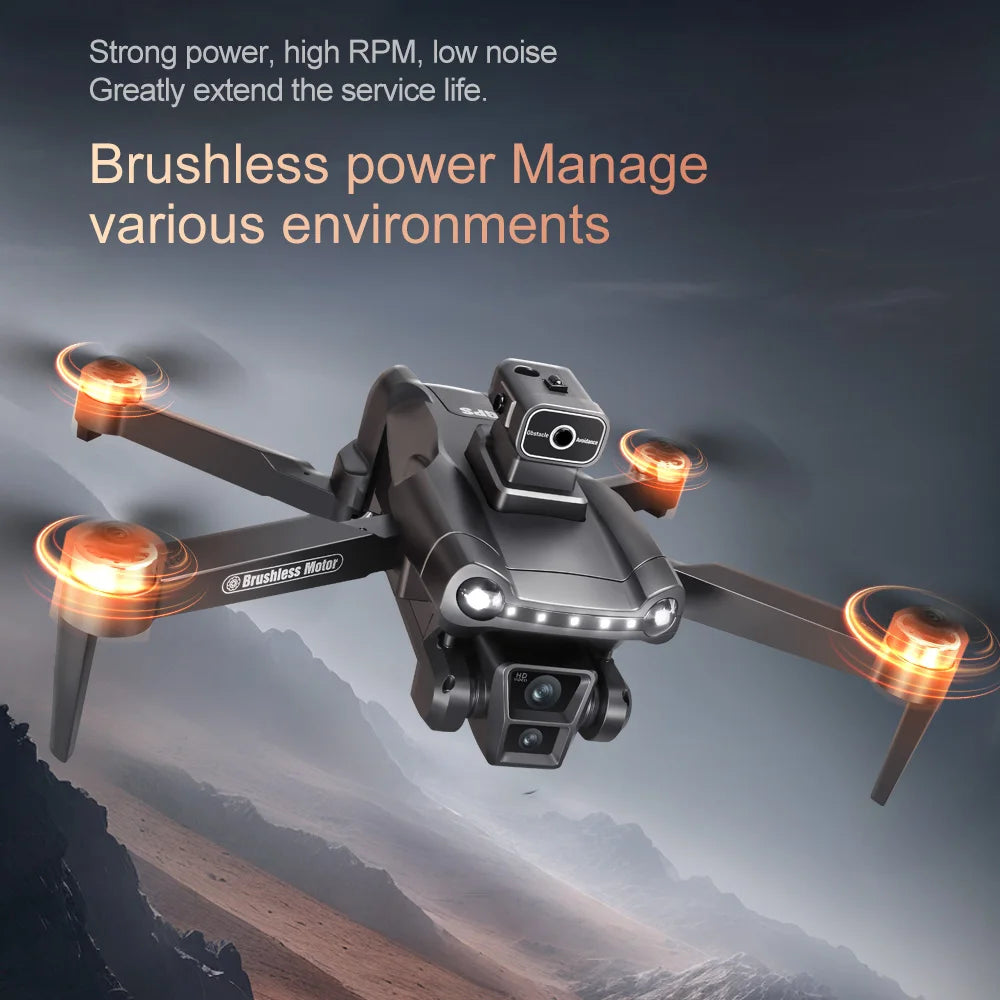 Original V198MAX Drone 8K Profesional FPV Brushless Laser obstacle avoidance Aerial Optical Foldable Quadcopter Mini 4K Dron