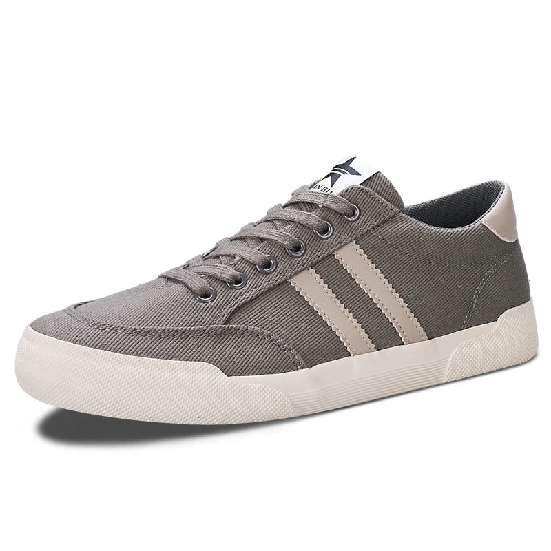 Hot Retro Green Vulcanize Shoes Men Breathable Leisure Shoes For Men Lightweight Flat Casual Canvas Sneaker Men zapatos de lona