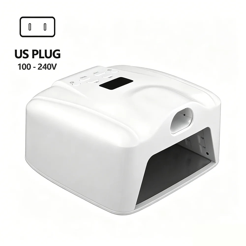 2 IN 1 Nail Lamp Single Toe Single Finger Gel Nail Curing Lamp Full Hand Fast Drying LED Light Nail Dryer Auto Sensor Dual Lamp