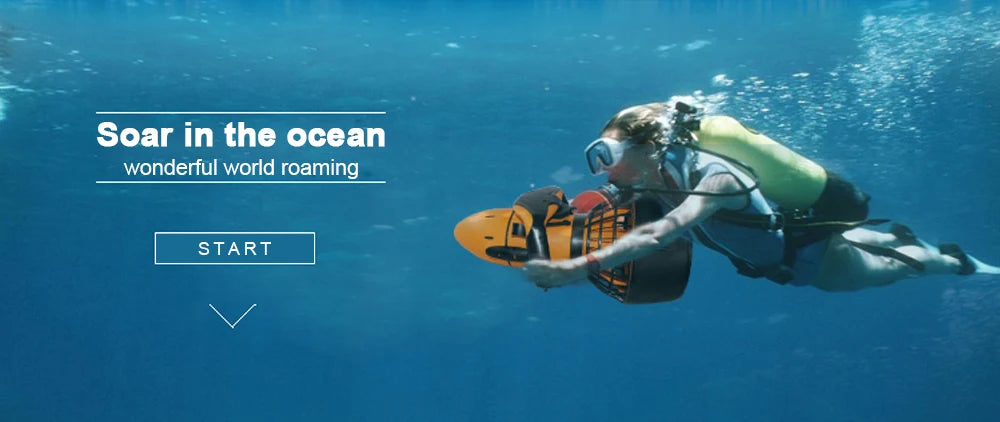 2026 New Design Factory Offer 300W High-Class Diving Equiment Water Scooter,Sea Scooter Underwater Screw (Without Battery)