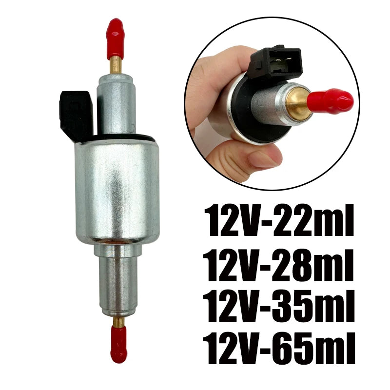 Universal 12V/24V Car Air Diesel Parking Heater Oil Fuel Pump Pulse Meter Pump For Webasto Eberspacher 2KW 5KW 8KW 22/28/35/65ML