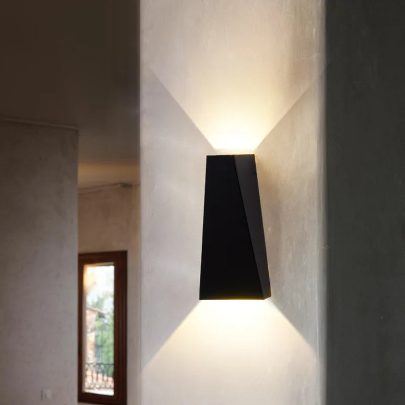 Outdoor LED Wall Lamp 6W 10W IP65 Waterproof Aluminum Wall Lights Porch Garden Fence Indoor Modern Nordic Sconce Lamps AC85-265V