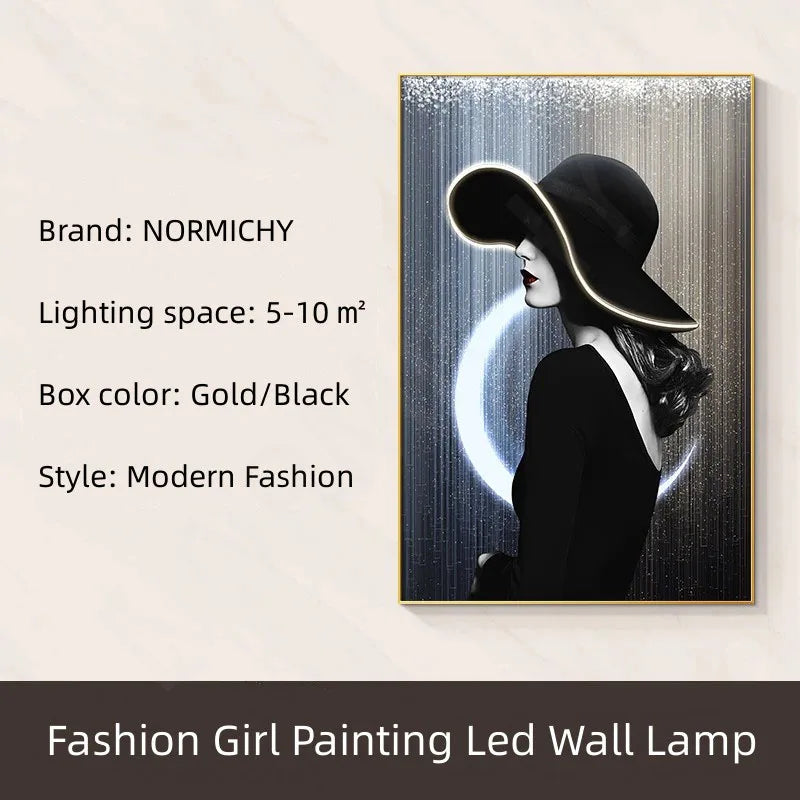 Modern Wall Lamp Fixture Luxury Art Decoration Beauty Led Lamp Living Room Dining Room Dining Room Bedroom Hanging Painting