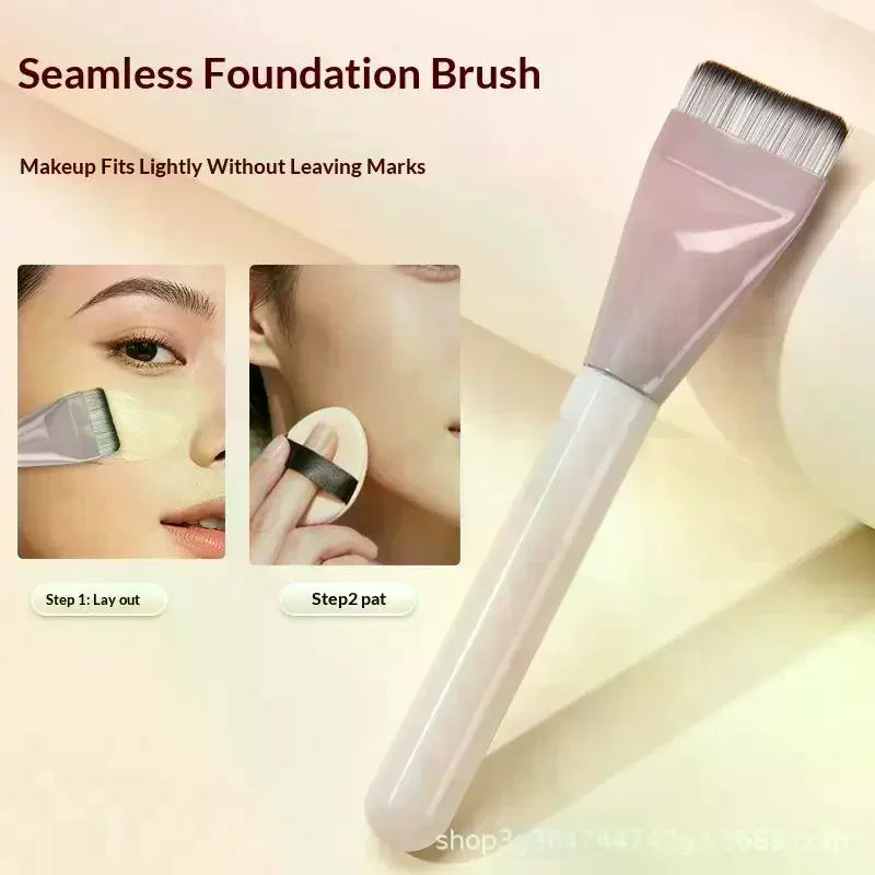 Foundation Brush +Makeup Palette + Black Powder Puff Set Foundation Cream Mixing Tool Nail Art Makeup Cosmetic Makeup Tool Kits