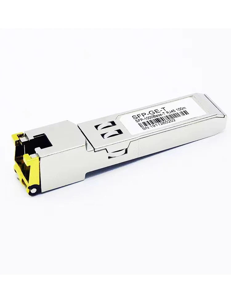 SFP Fiber Module Ethernet Port RJ45 module 1000BASE-T Switch connector Copper Compatible with Cisco/Mikrotik Gigabit Ethernet Sw