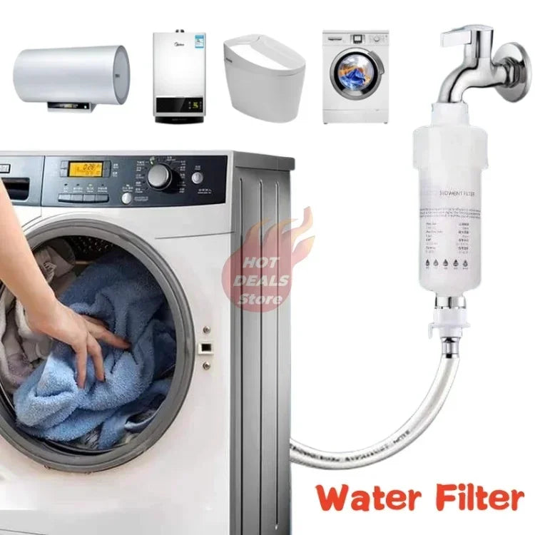 5'' PRE FILTER Water Filter Cartridge Washing Machine Filter Water Filter Replacements for Toilet Shower Water Heater Pre-filter