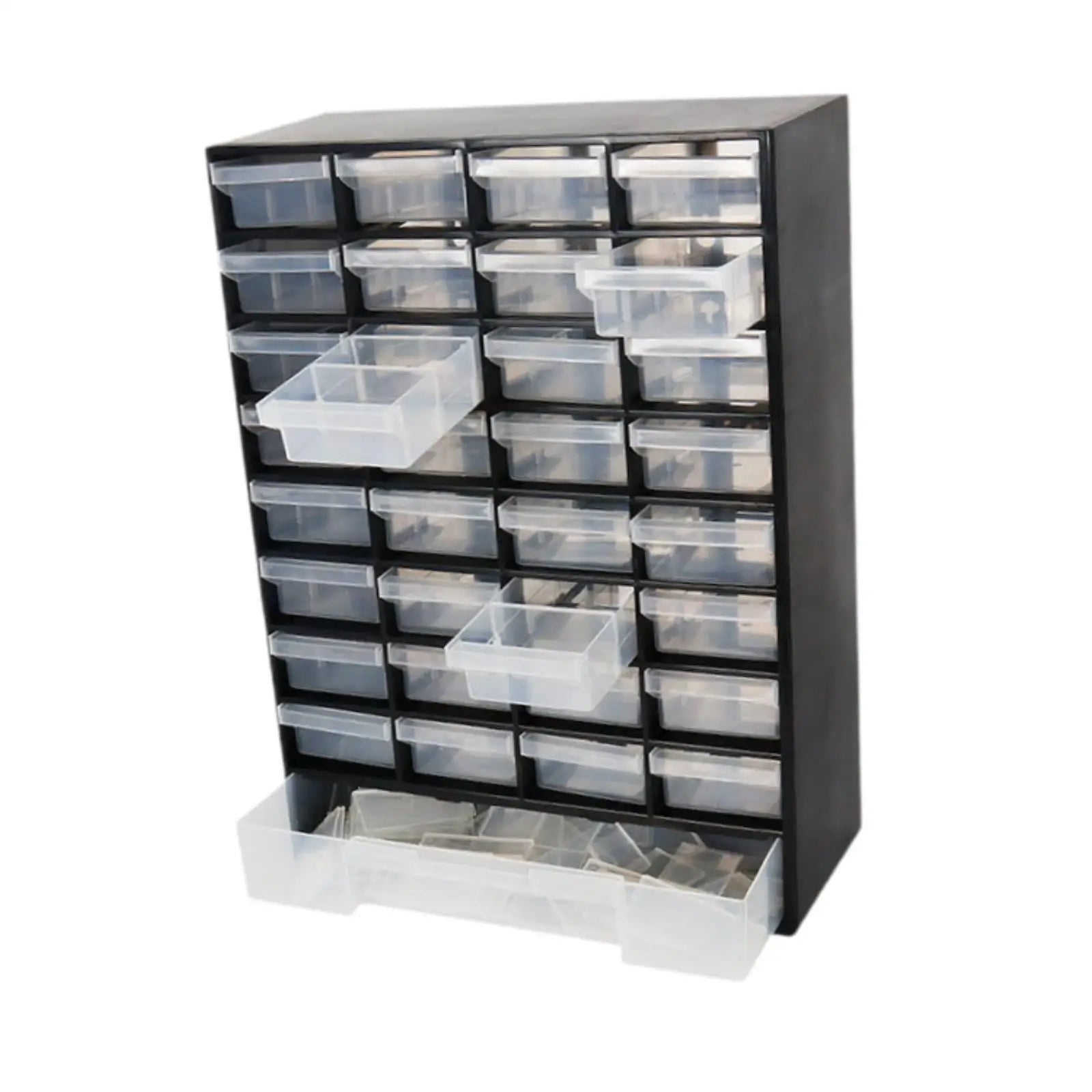 Drawer Storage Cabinet Organizer, Tool Box Container Garage Organization for Parts Hardware Nuts Screws Beads Garage