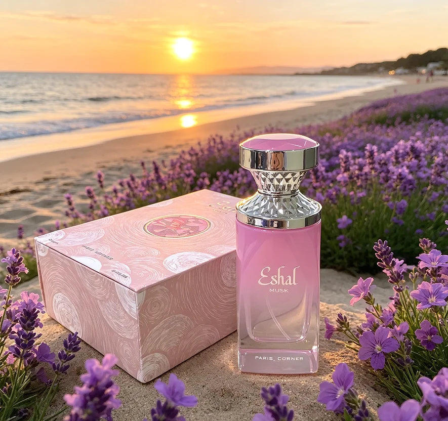 Paris-Corner Eshal Musk newly launched female perfume spray, sweet white flowers, soft food flavor, musk, 3.4oz100ml
