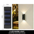 Solar LED Light Outdoor Solar Lighting Lamp Streetlights Exterior Decoration Garland Waterproof Solar Garden Light  Wall Light