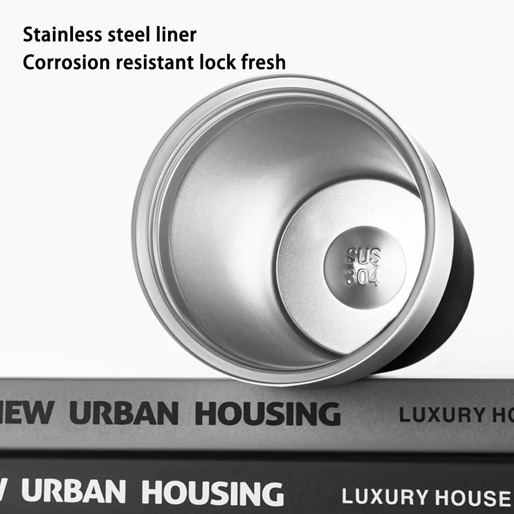 17oz/510ml Insulated Cup 304 Stainless Steel Thermos Coffee Cup Leak-Proof Water Cup with Lid Travel Mug Keep Hot Cold