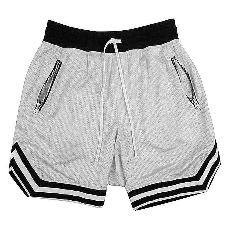 2026 NEW Summer Basketball Men Loose Sport Shorts Quick Drying Mesh Sports Five-point Pants Oversized Sports Shorts
