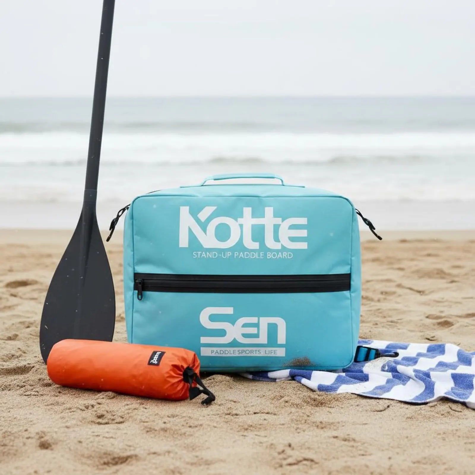 Surfboard Front Storage Bag Portable Paddleboard Deck Bag Insulated Deck Storage Adjustable Straps Hands-Unrestricted