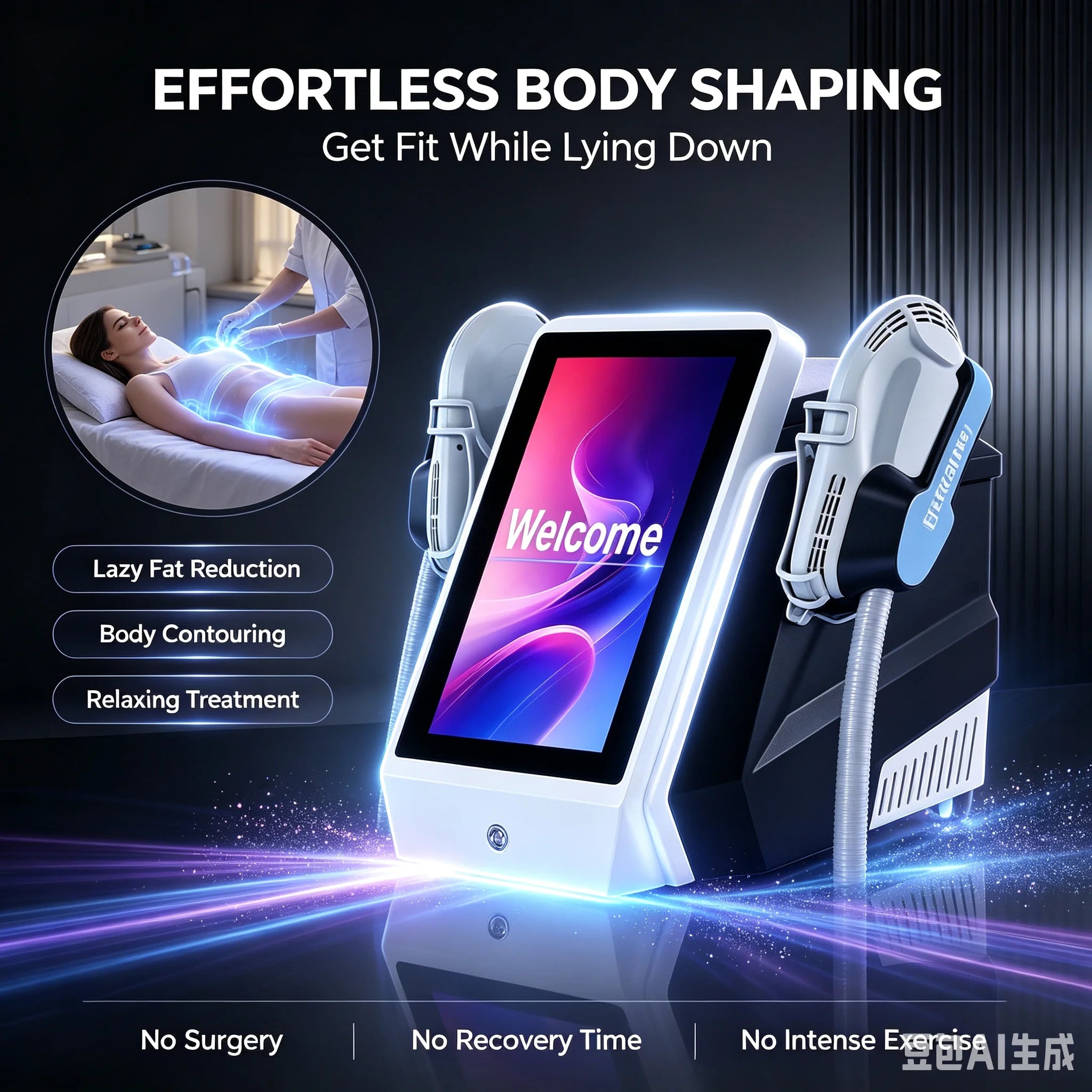 New Profession EMS 15 T RF Professional Body Shaper 6500W Muscle Stimulator Newest EMS Machine for Fitness And Wellness
