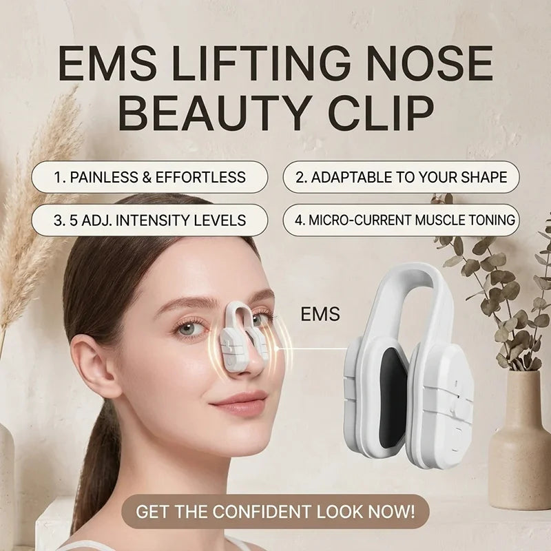 Beautiful Nose Clip EMS Nose Shaper Up Shaping Machine Lifting Nose Corrector Massage Tool Acial Corrector Slimmer Beauty Tool