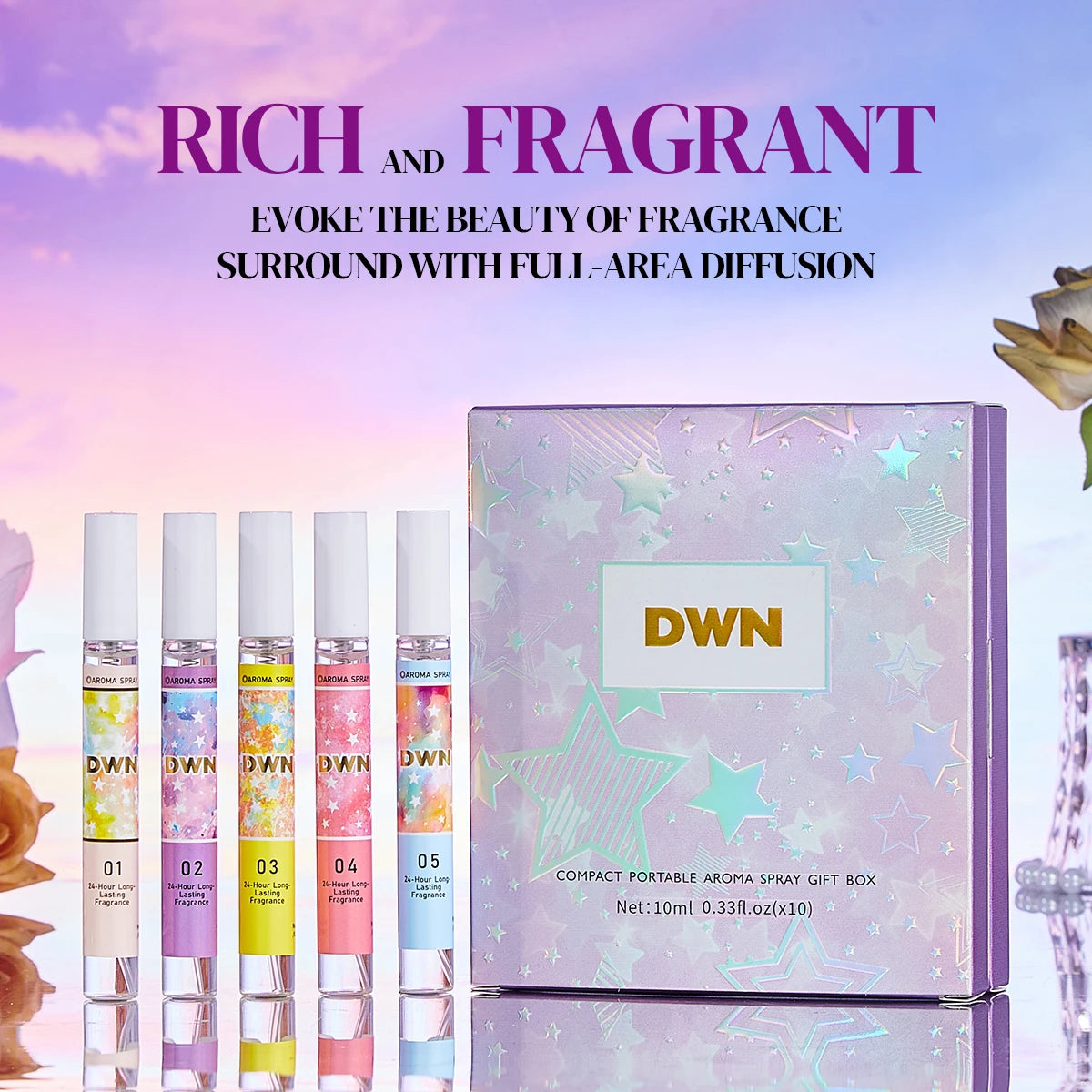 5/10 Piece Brazilian Inspired Summer Fragrance Gift Set Tropical Beach Vacation Long Lasting Body Spray And Oil Mist Gifts