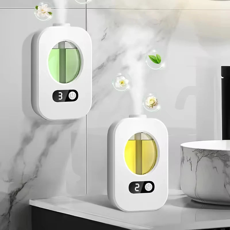 Mini Ultrasonic Essential Oil Diffuser Machine Aromatherapy Humidifier Quiet Automatic Sprayer Air Freshener for Home Office