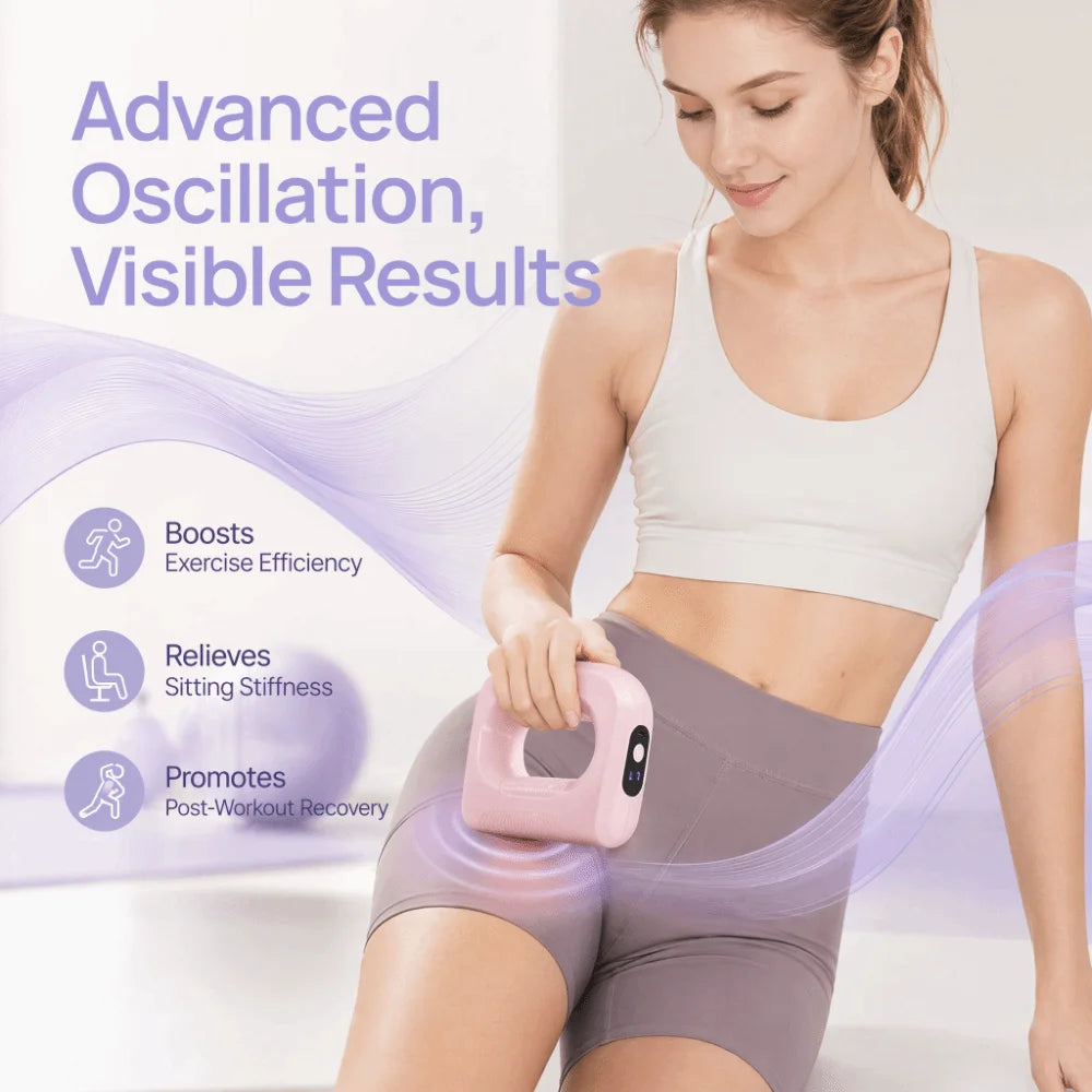 Portable Electric Fascia Massage Ring Ergonomic Adjustable Speed Electric Body Slimming Machine Compact Size Fat Burning
