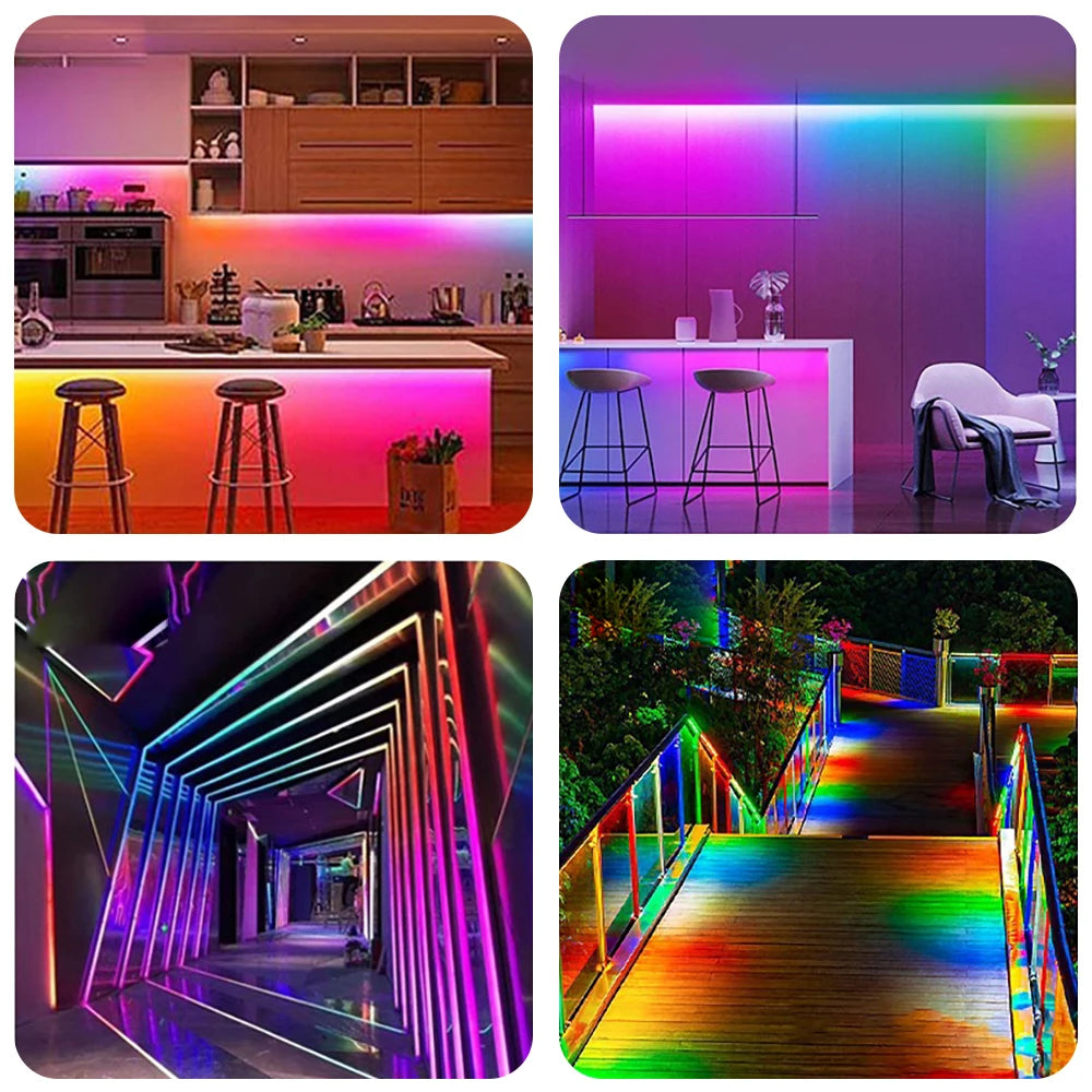 DC12V/24V WS2811 COB LED Strip Dream Colors Addressable Smart RGBIC 720Leds/m High Density Flexible 10mm FOB Pixel Light