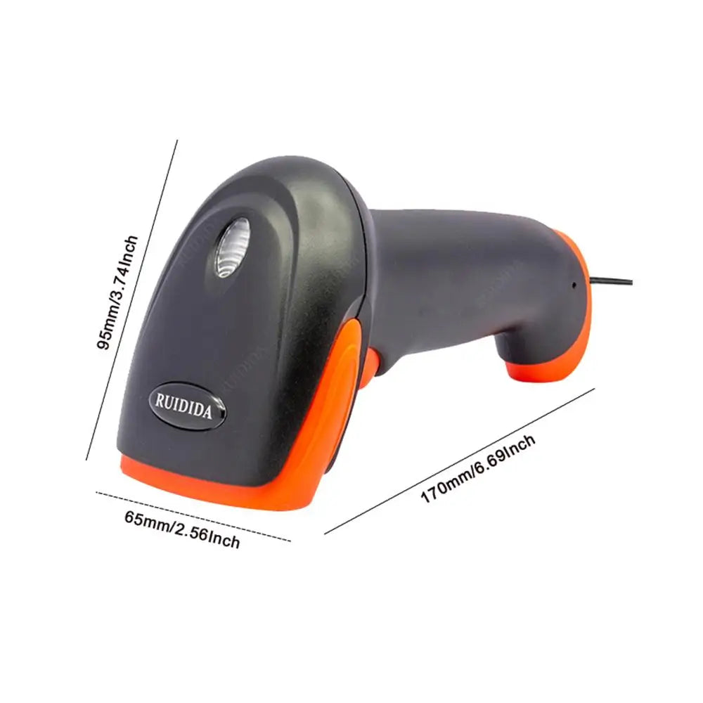 Wired Code Scanner 2d Barcode Reader Portable Handheld Barcode Reader Qr Code Reader PDF417 DM Code Scanner