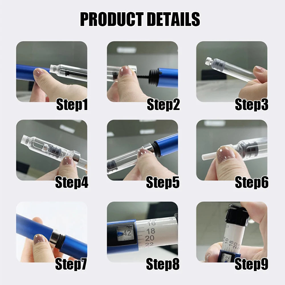 5PCS Color Random Magic Pen Wrinkle Care Pen  Facial Tattoo Consumables Small Beauty Instrument Pen Anti-wrinkle Instrument
