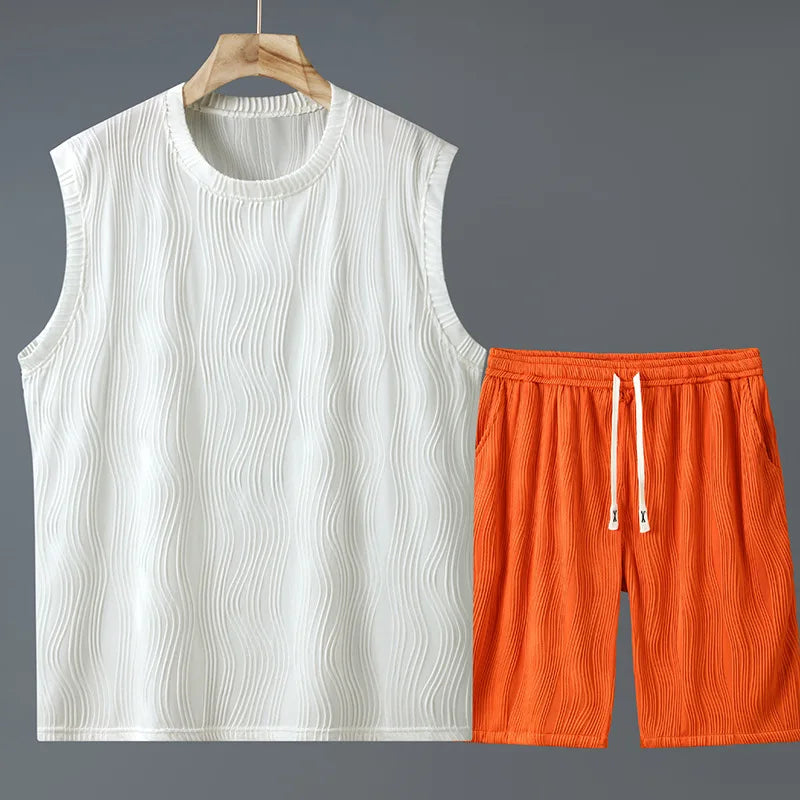 Extra Big Size Men Ice Silk Short Elastic Waist Casual Bermuda Male Summer Cool Icy Plus Large 11XL Loose Fit Stretch Breathable