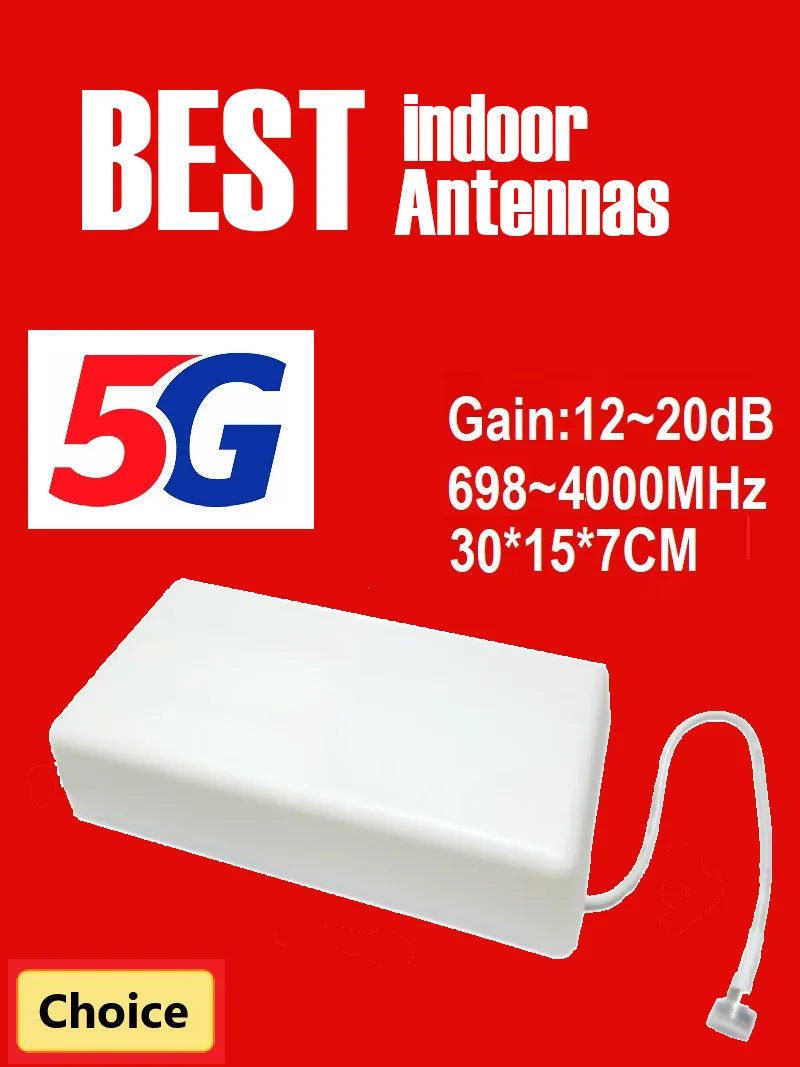 Indoor Cellular Mobile Cellphone Signal Panel Ceiling Whip 5G 4G 3G Splitter Antenna for Router Amplifier Booster Repeater AP