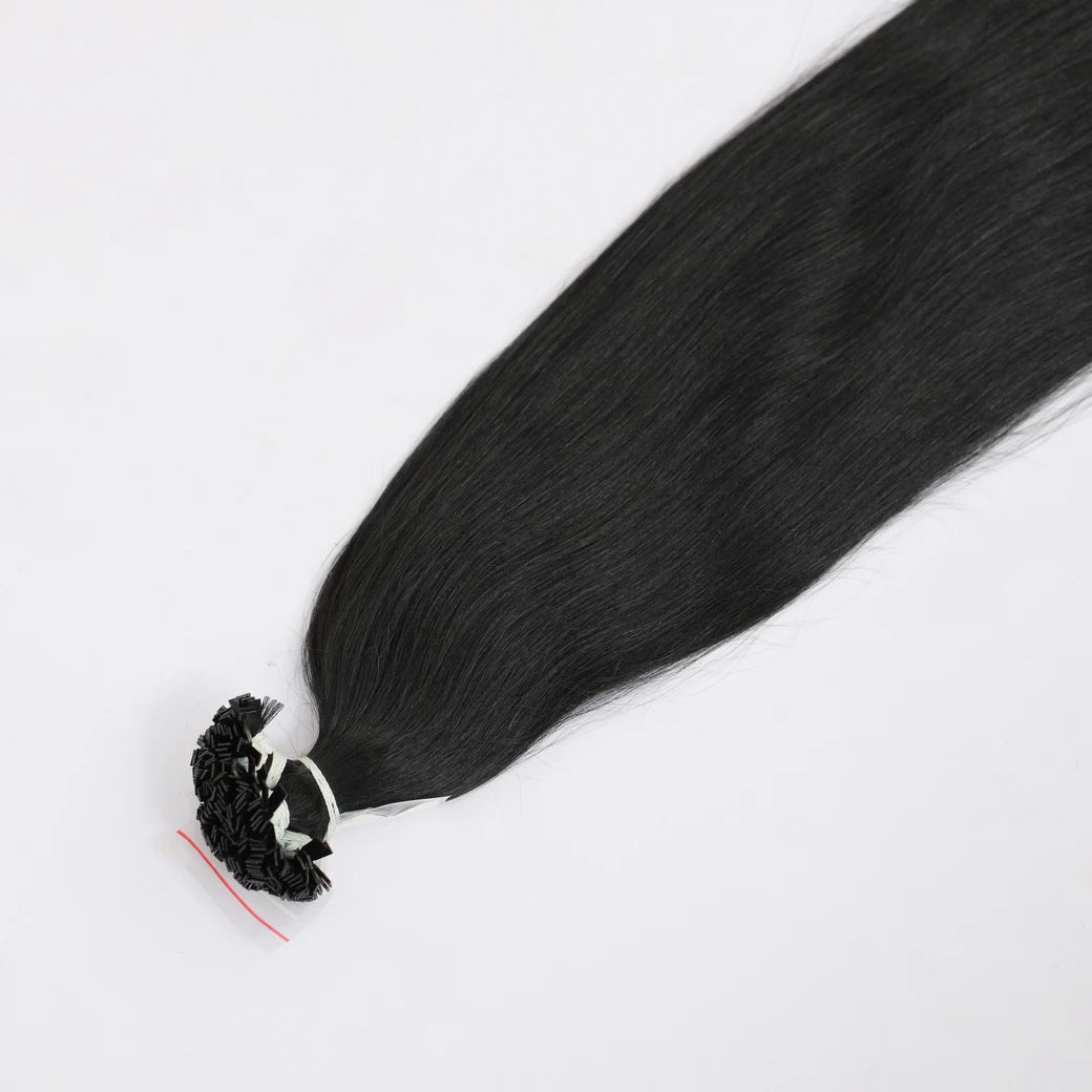 Wholesale Price for Salons Extensions European Hair Flat Tip Virgin Hair Dyed