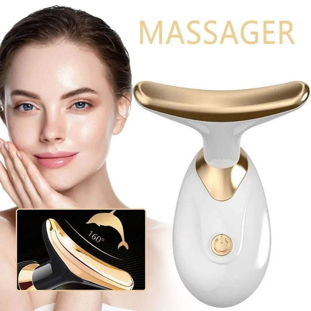 Portable Facial Electric Massager Lifting And Firming Anti Wrinkle Face Neck Massager Electric Beauty Massage Device