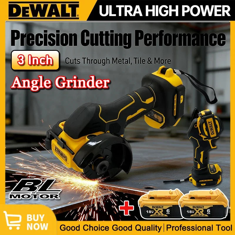 DeWalt Power Tools Cordless Brushless Angle Grinder Cutter Electric Wrench Electric Hammer Chainsaw Polisher Air Pump for 18V