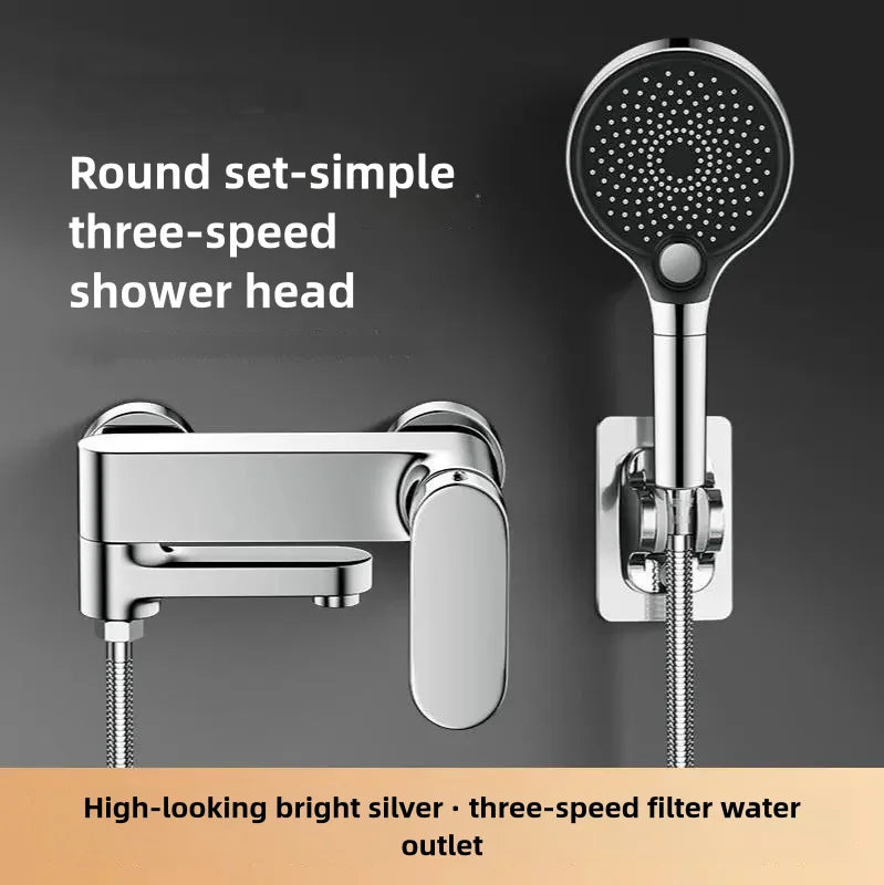 Bathroom Swivel Tub Spout  Hand Shower Wall Mounted  Bath Faucets Bathtub Tap Brass Bathtub Hot and Cold Mixer Shower