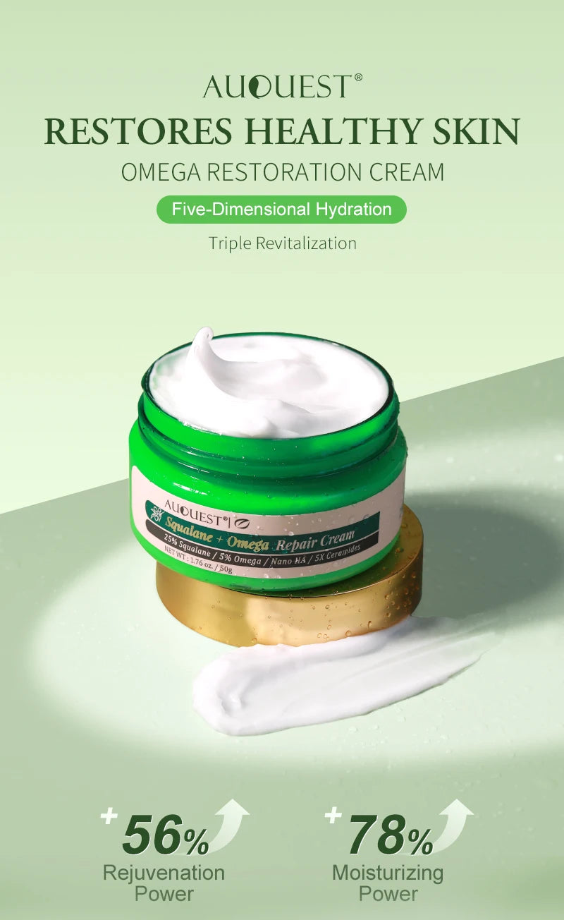 AUQUEST Niacinamide Face Cream Whitening  Moisturizing Hyaluronic Acid Smoothing Brightening Facial Cream Skin Care