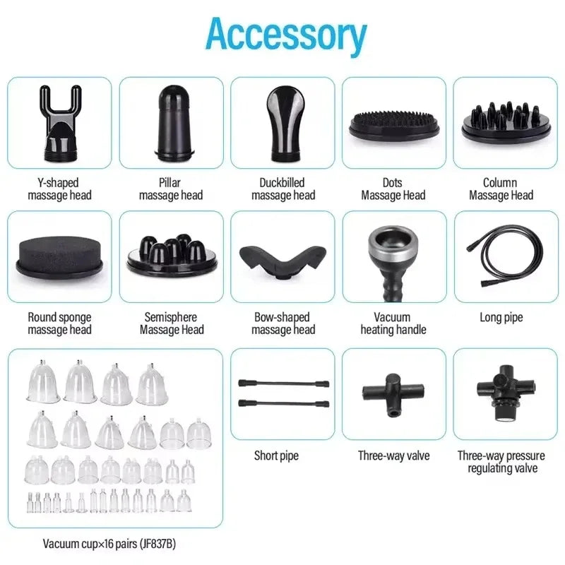 3 in 1 G8 Vibration Massage Vacuum Slimming Fat Removal Breast Butt Buttock Lifting S Shape Body Machine-Y8