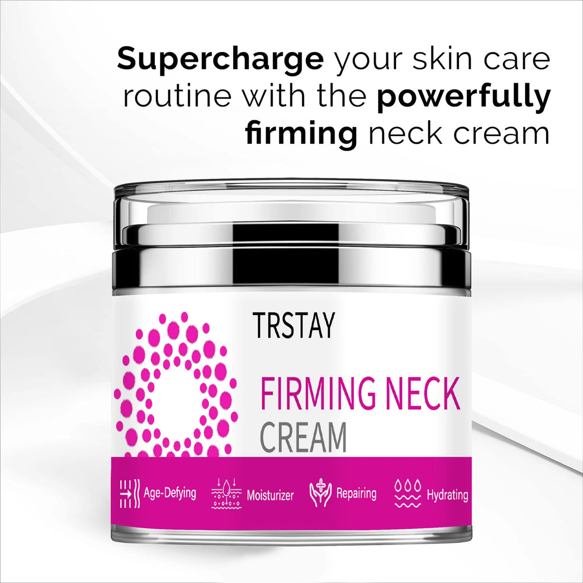 ACTIVSCIENCE Neck Firming Cream - Natural Anti-Aging Facial Moisturizer with Retinol Collagen & Hyaluronic Acid - Day & Night An