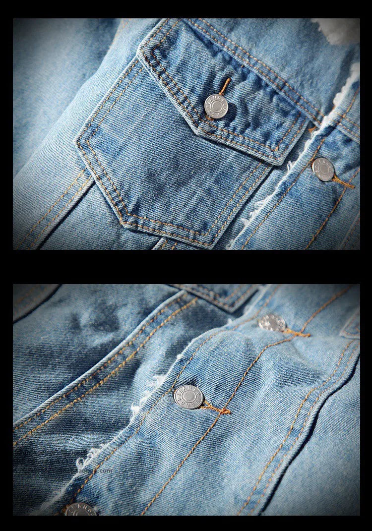 Winter Men Denim Jacket Trendy Warm Wool Liner Coat Men Thicker Outwear Jean Jackets Men Cowboy Casual Outfits Plus Size 5XL 6XL