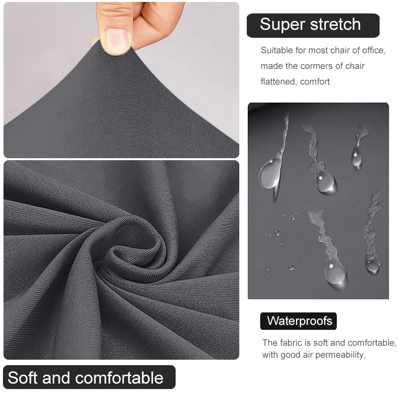 Simple Home Gaming Chair Cover Universal Computer Game Competitive Chair Seat Backrest Armrest Elastic Swivel Chair Covers Home