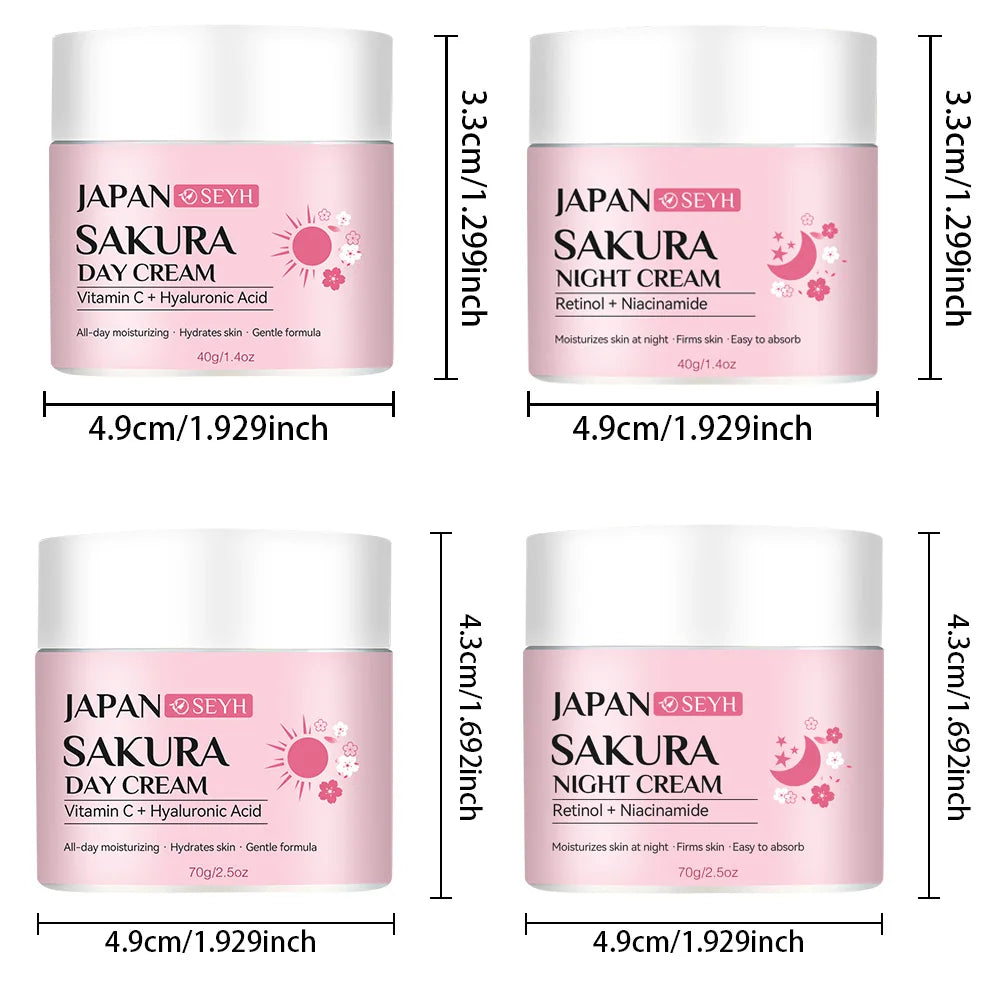 Day Night Repair Cream Rich in Retinol 20% Vitamin C 5% Niacinamide Hydrating Tightening Moisturizing Anti-Aging Skincare Set Su