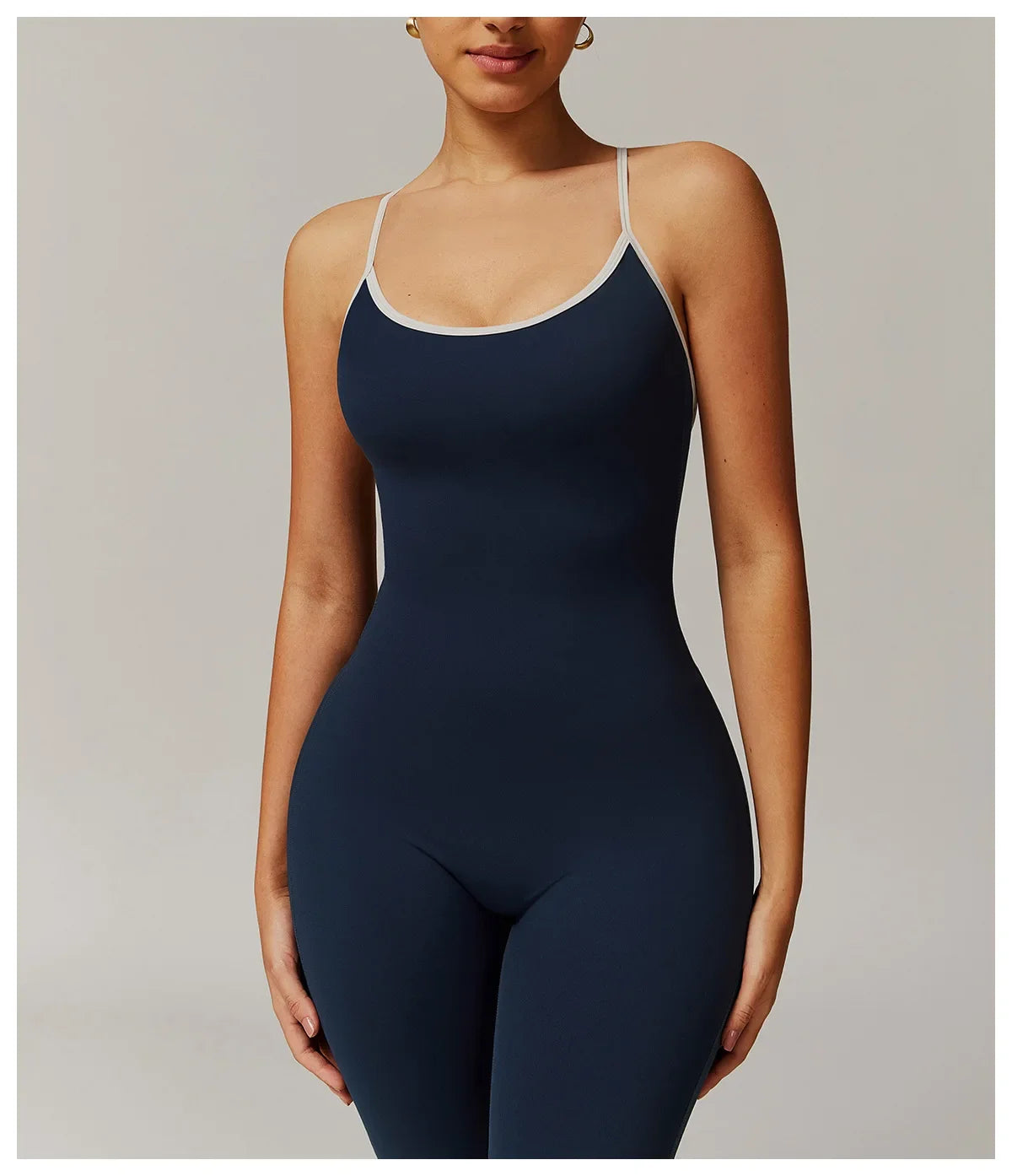 Nude Cross Back Yoga Onesie Pleated Micro Stretch Running Sports Fitness Horn Onesie