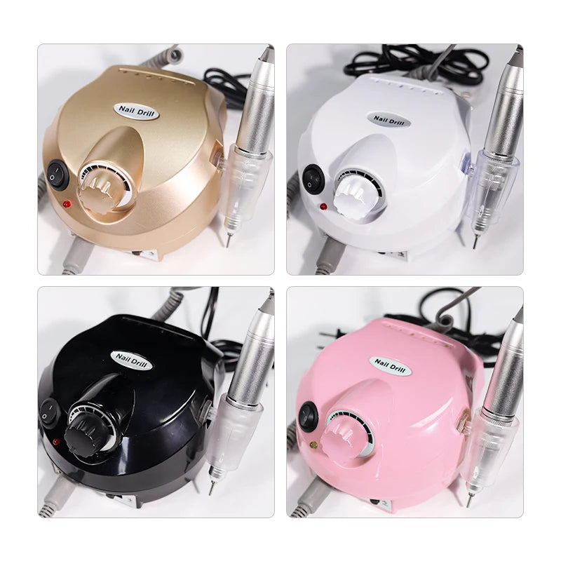 35000/20000 RPM Electric Nail Drill Machine Mill Cutter Sets for Manicure Nail Tips Manicure Electric Nails Pedicure File Tools