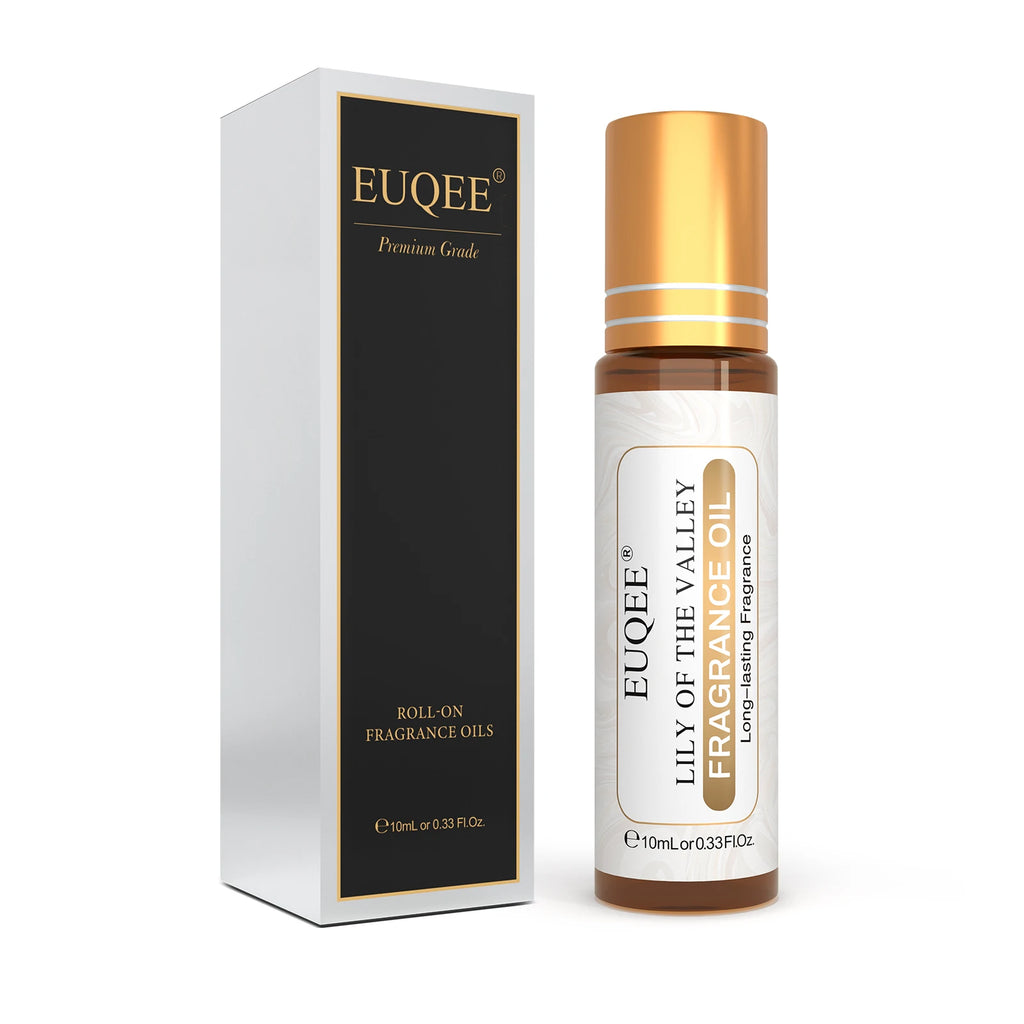 EUQEE 10ml Fragrance Oil Roll-On Long Lasting Scent La Vie Est Belle CHANCE Jadore Cotton Strawberry Mango for Diffuser Burner