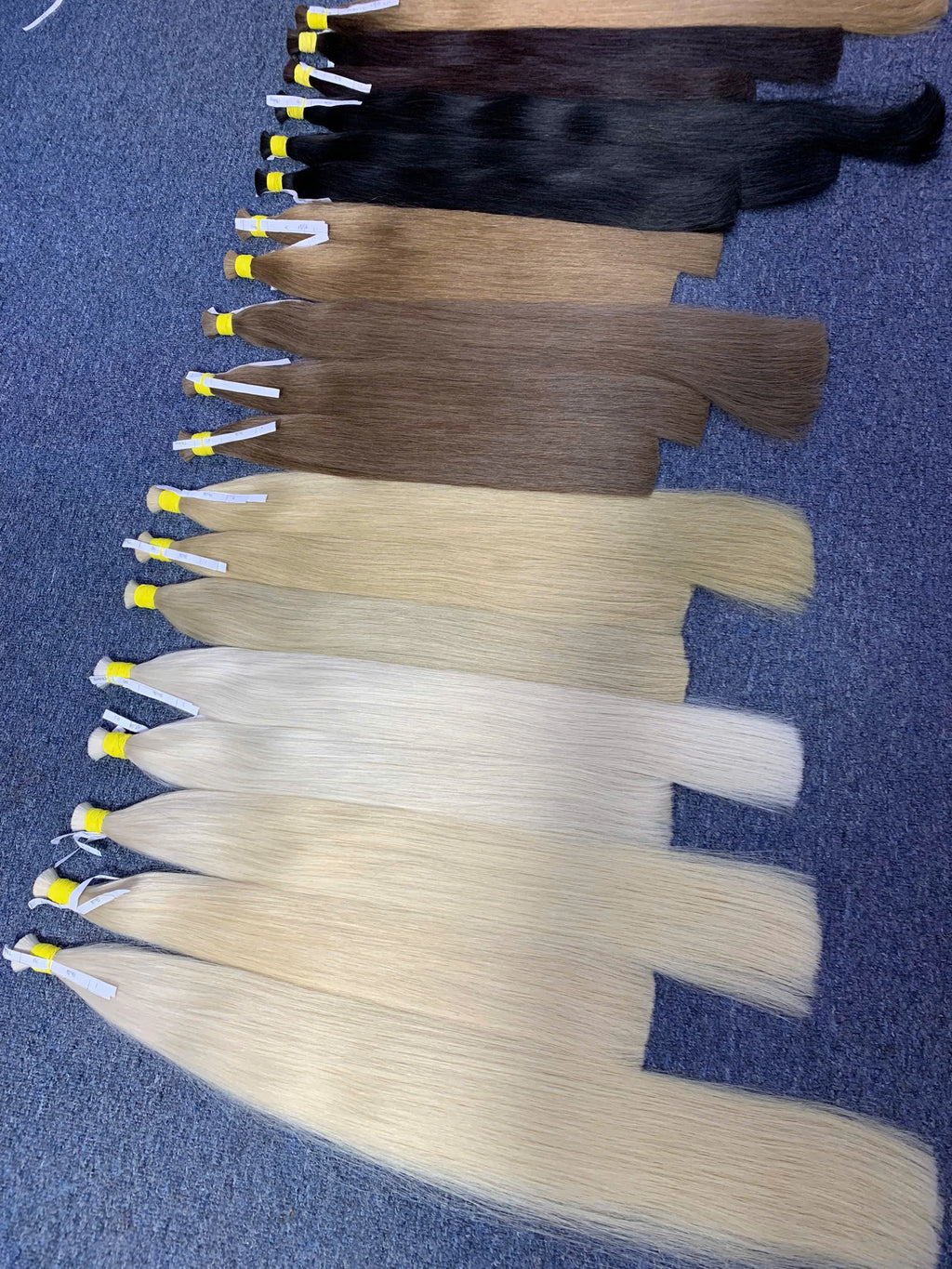 Super Double Drawn Blend Hair Weft NS38-07