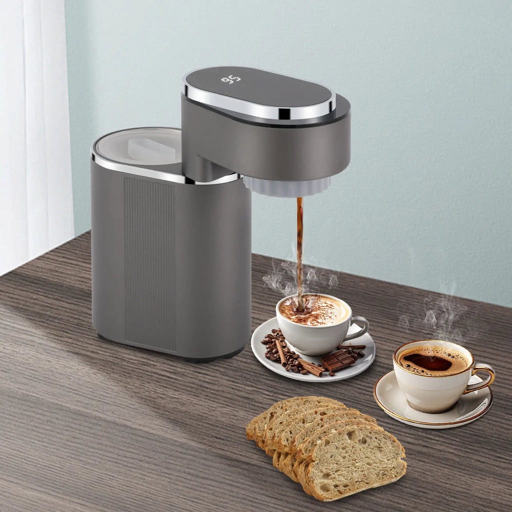 Mini Coffee Machine Travel Espresso Maker Coffee Latte Machine Temperature Adjustment Easy to Carry with Anti-slip Feet