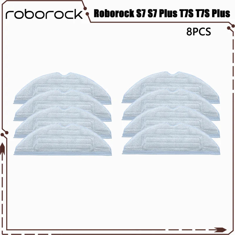 For Roborock S7 S7 Plus T7S T7S Plus Robotic Vacuum Cleaner Accessories Main Brush Hepa Filter Mops Dust Bag Replacement Parts