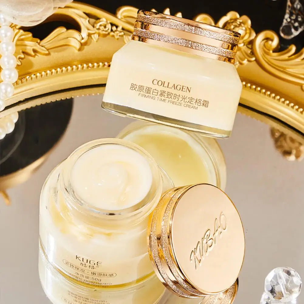 24k Gold Ginseng Face Cream Polypeptide Moisturizing Niacinamide Facial Serum For Skin Care Cream 24k Gold Ginseng Serum